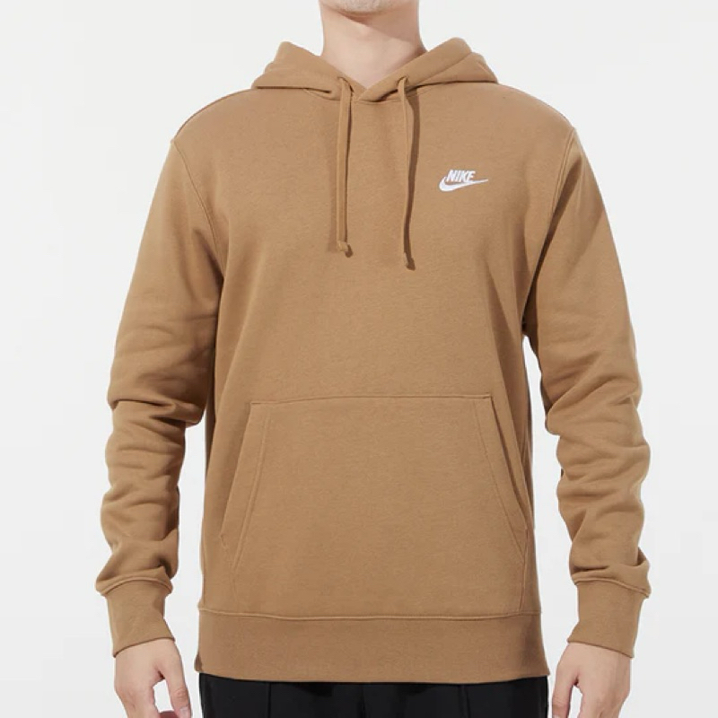 (現貨秒發) Nike Club Fleece Hoodie 帽T 咖啡色 BV2655-258
