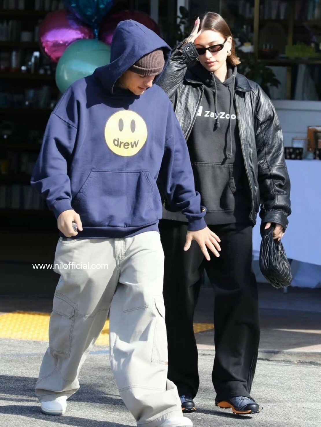 DREW HOUSE 絕版款 深藍笑臉Logo 帽T NAVY