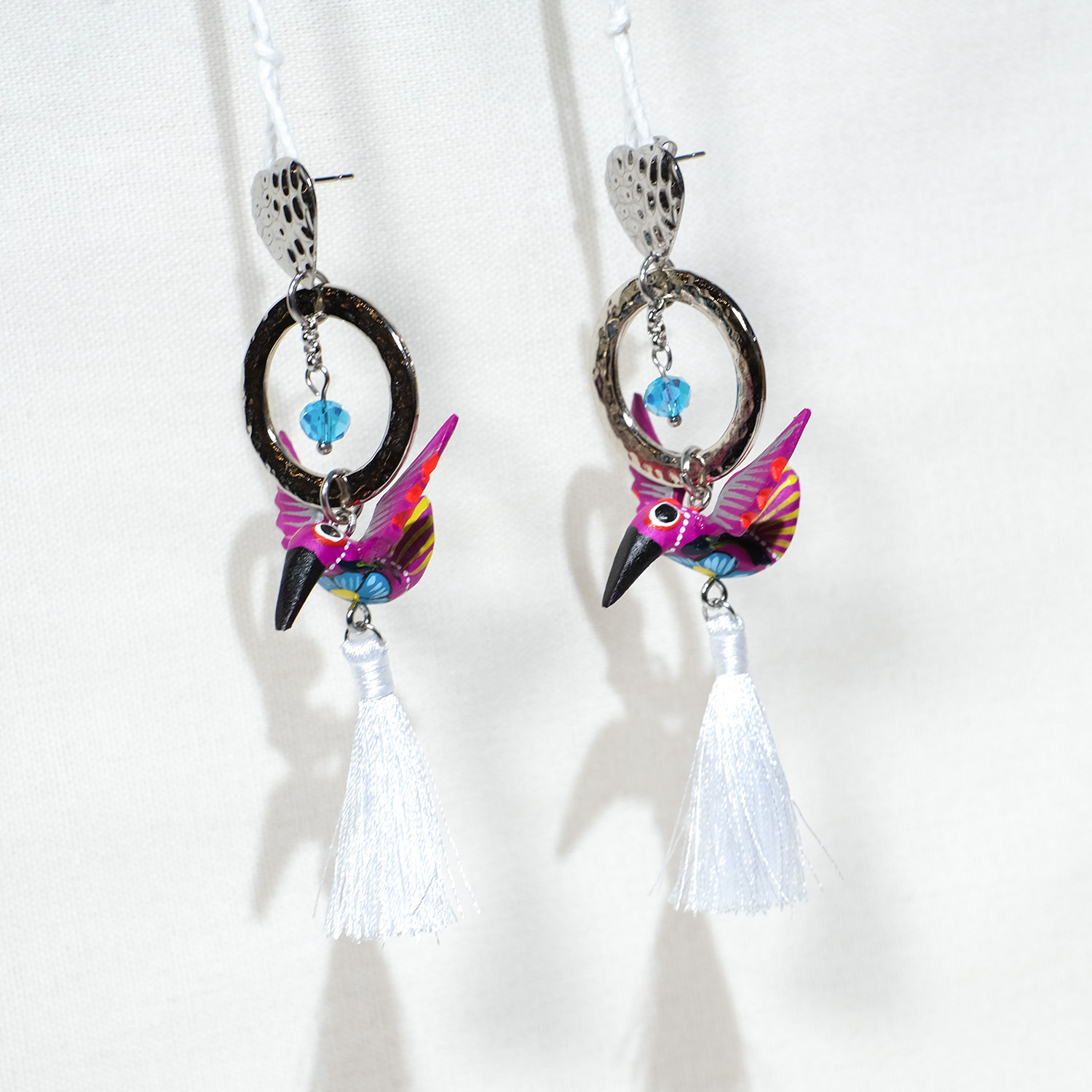 神獸手工木刻耳環｜Querétaro 21｜墨西哥