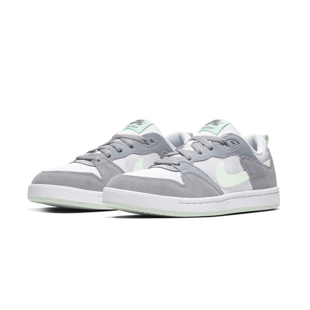 W Nike SB Alleyoop 滑板鞋 灰淡綠麂皮 CQ0369-002