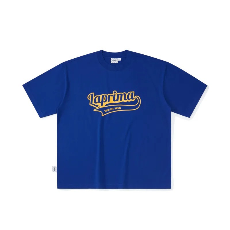 LAPRIMA 經典風格LOGO印花寬鬆短TEE