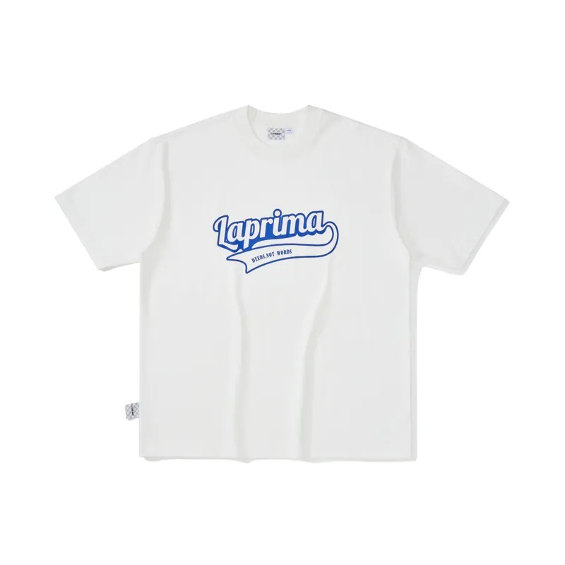 LAPRIMA 經典風格LOGO印花寬鬆短TEE