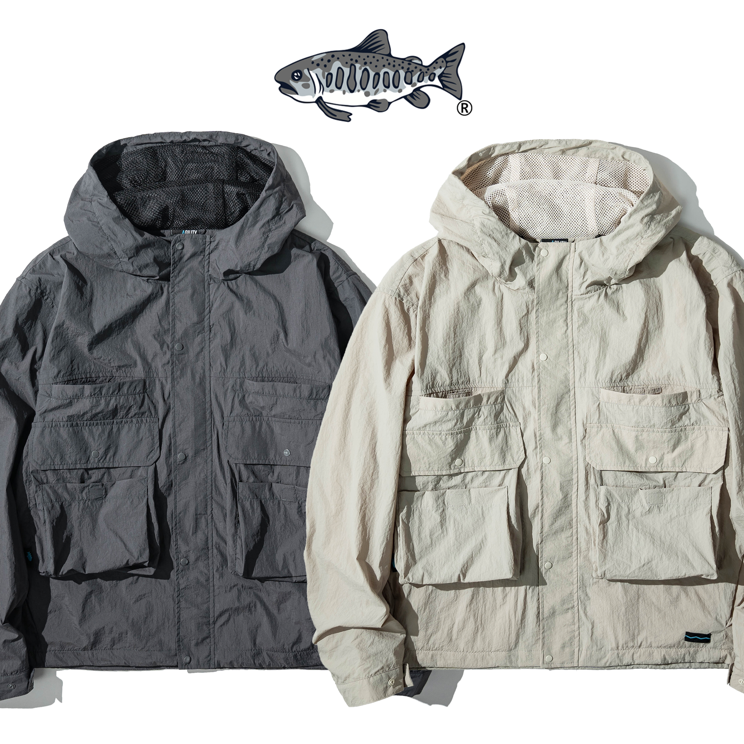 AGILITY x WAVE OFF / Multi Pocket Fishing Jacket 釣魚 多袋外套 [AG-W02]