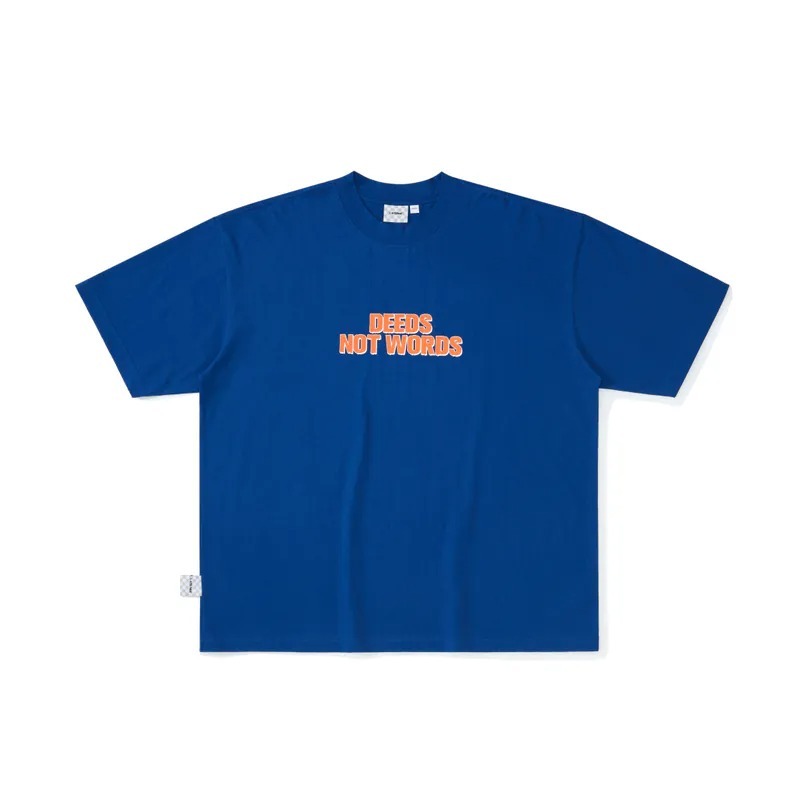 LAPRIMA 浮雕標語印花圓領短TEE