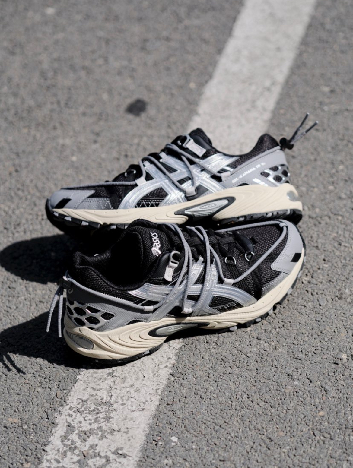 Asics GEL-Kahana TR V2 黑銀奶油底 1203A259-001