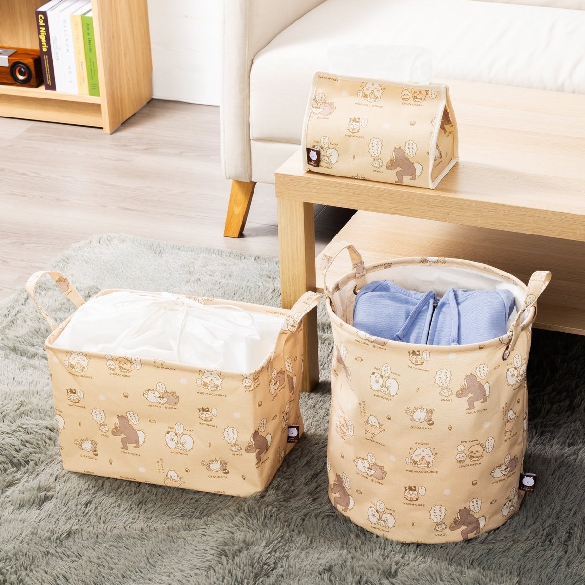 預訂｜Nagano Friends 圓形收納籃 Beige