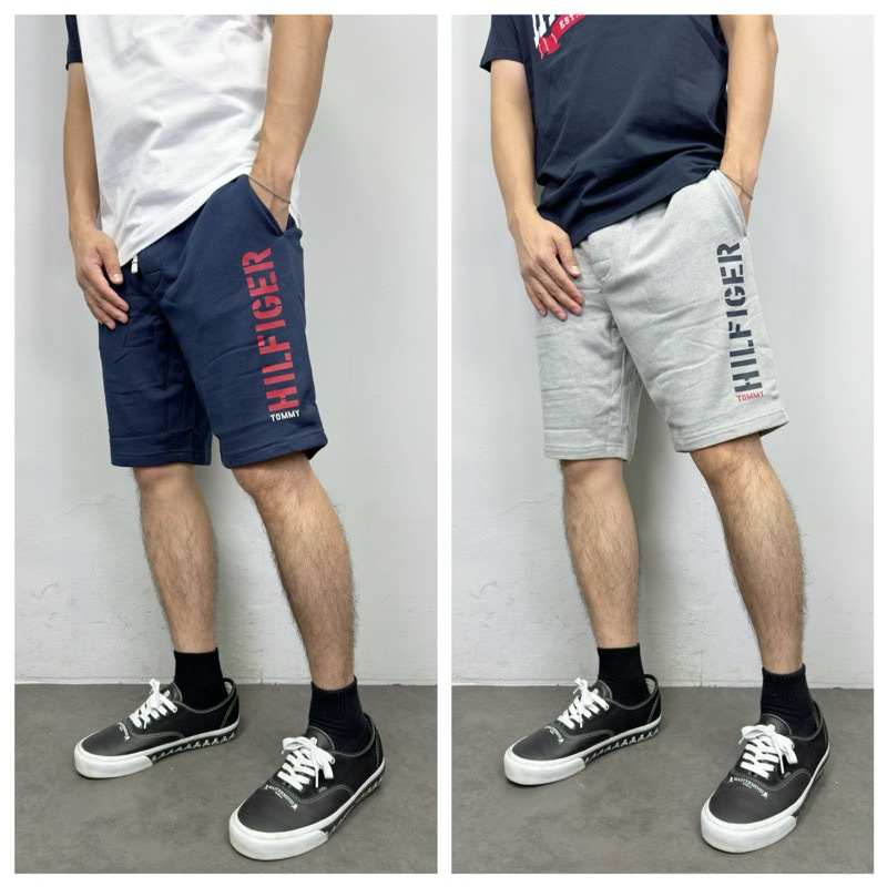 Tommy Hilfiger 側邊直排字母 薄款 棉褲 短褲