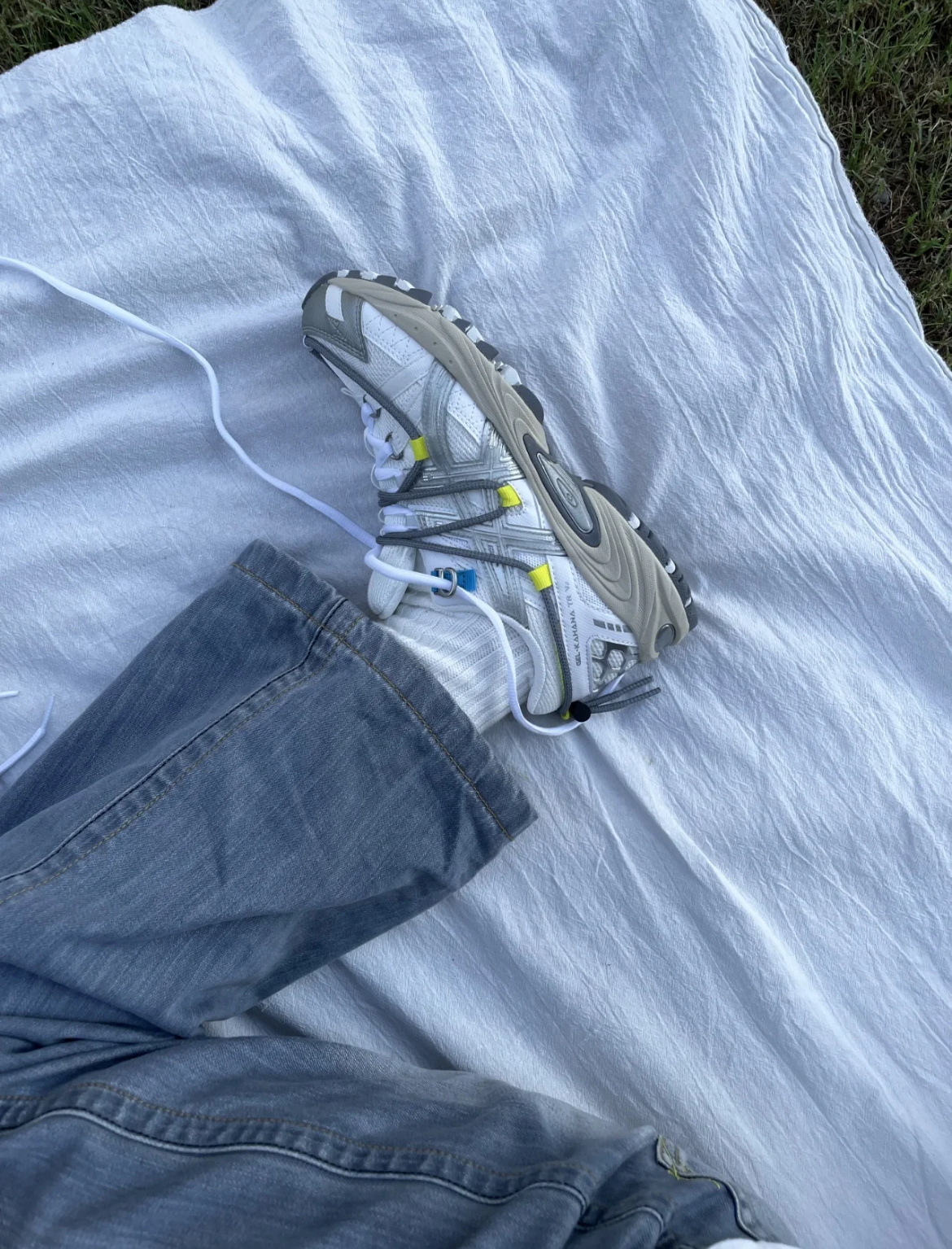 Asics GEL-Kahana TR V2 復古白 1203A259-100