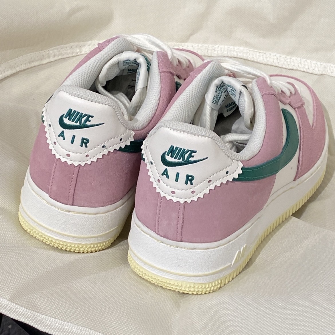 Nike Air Force 1 Low 巴洛克 雕花 粉綠 FV9346-100