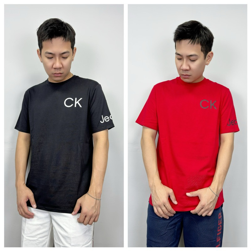 Calvin Klein Ck 左胸/袖口字母 短袖上衣 短T