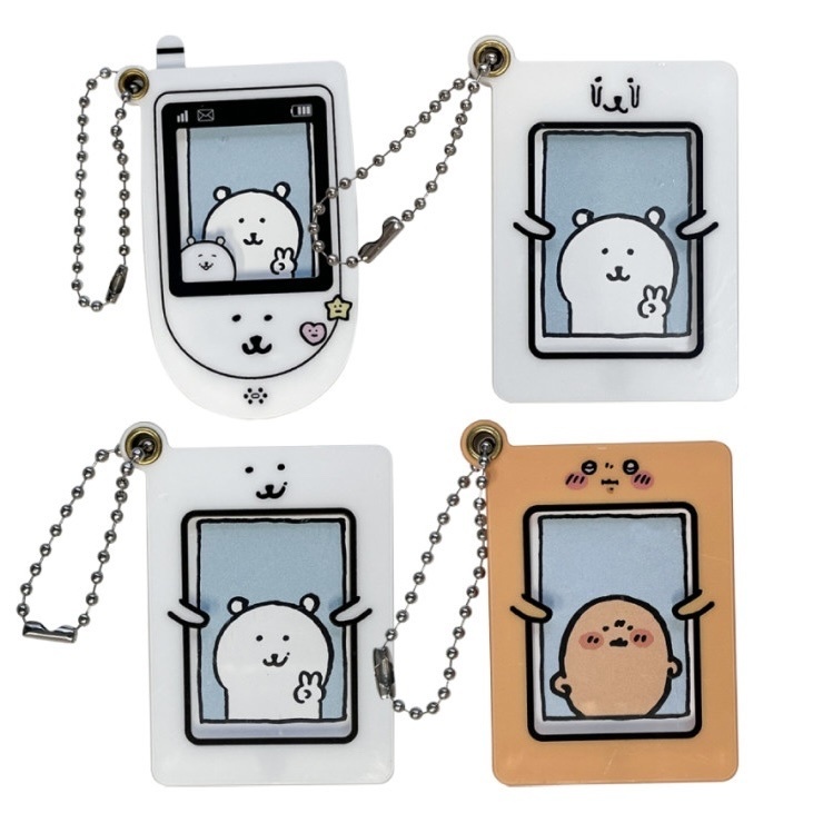 預訂｜韓國限定 白熊&可樂餅 相框鎖匙扣 可更換小卡