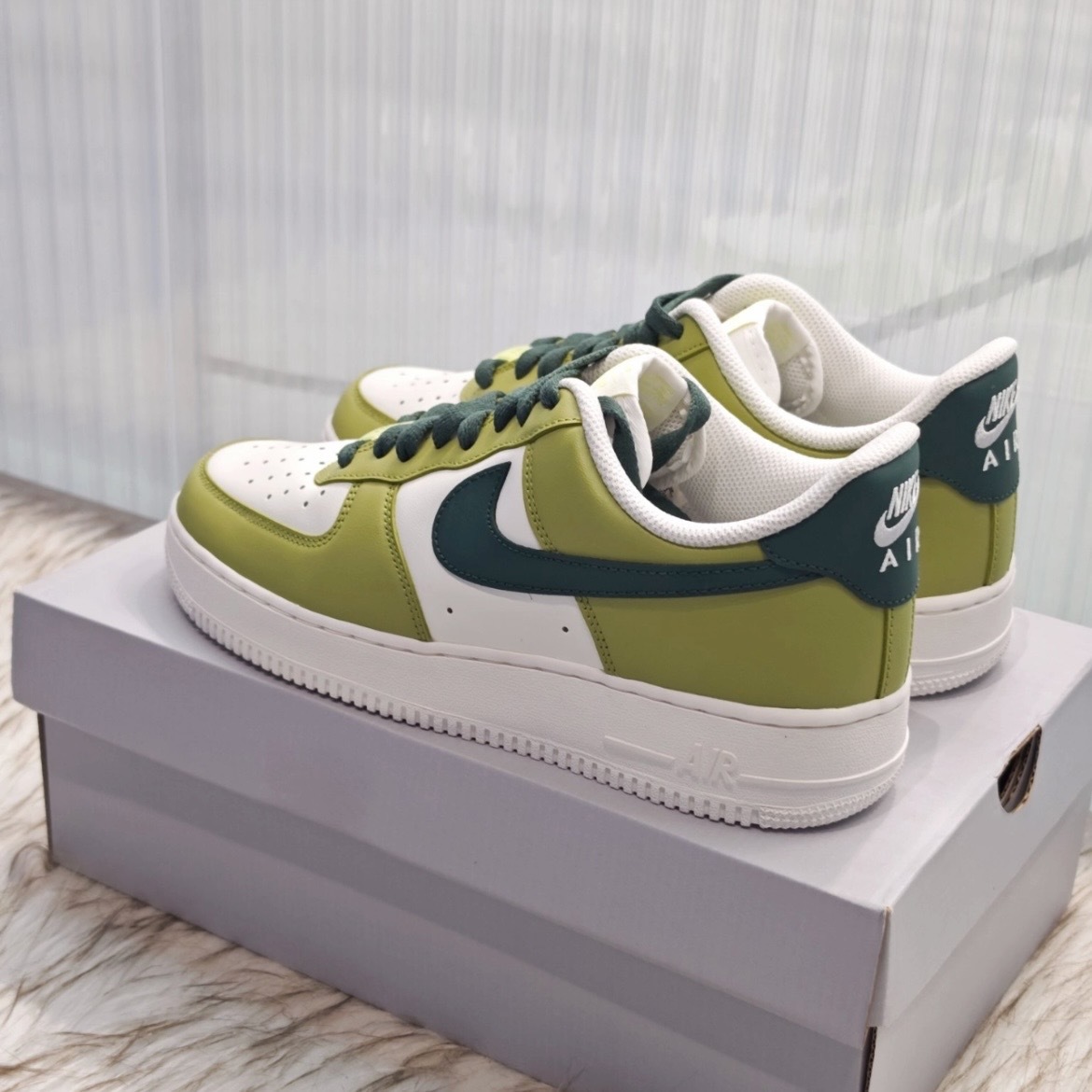 Nike Air Force 1 Low 酪梨白綠 HJ3484-331