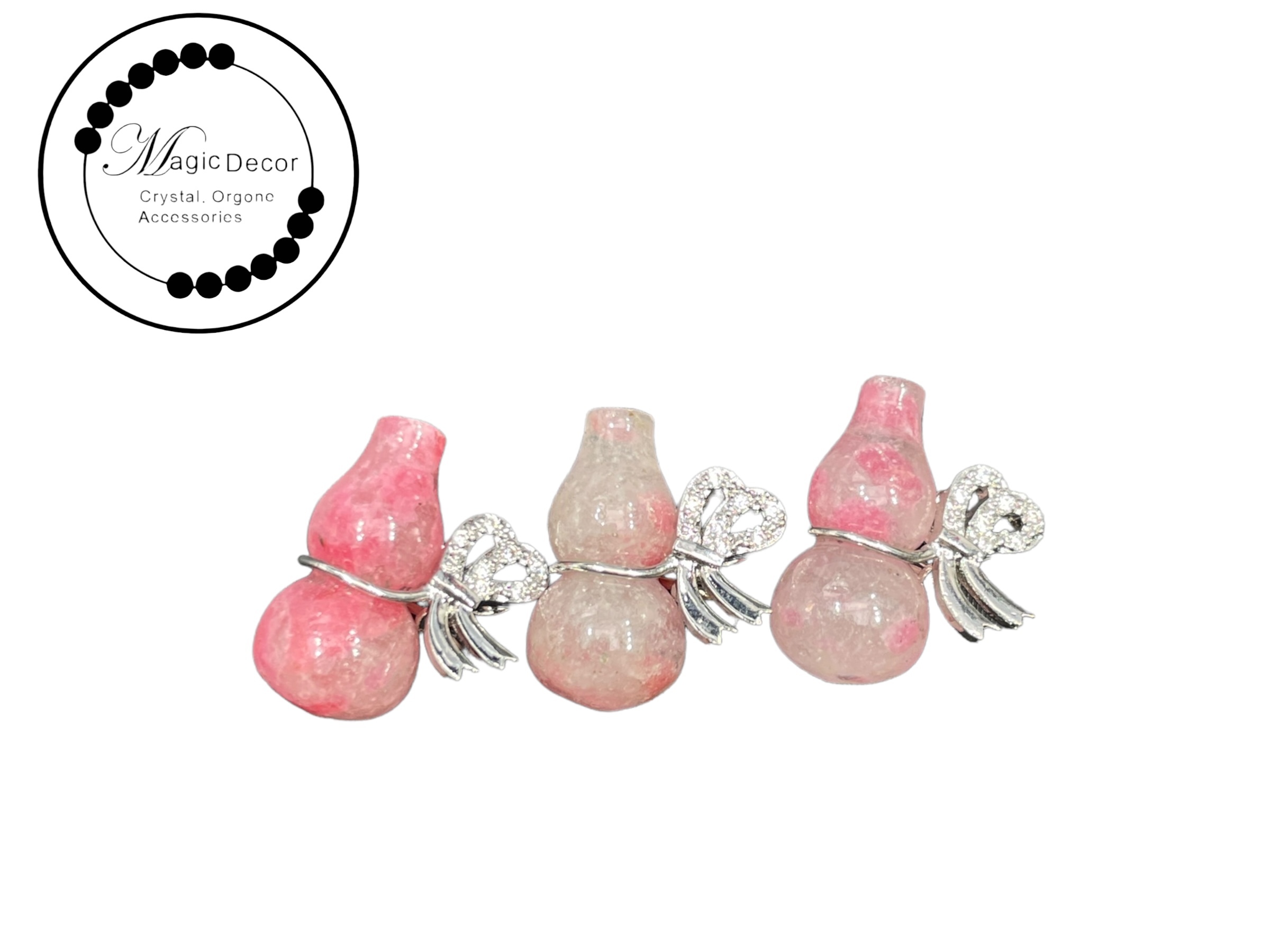 251001 - G74 薔薇輝葫蘆半銀吊墜