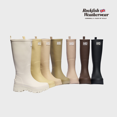 ROCKFISH WEATHERWEAR - PLATFORM RAIN BOOTS LONG (7 COLORS)
