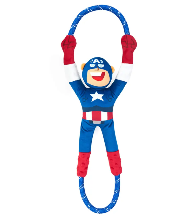 Zippy paws - Marvel Avengers RopeTugz® – Captain America