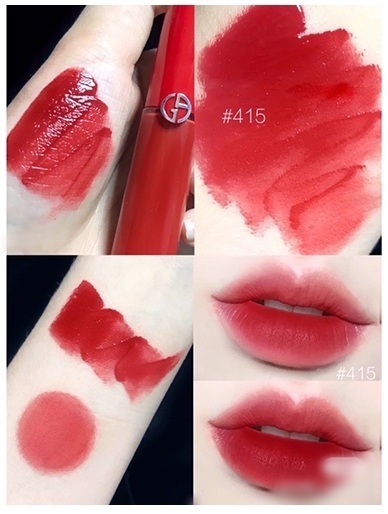 GIORGIO ARMANI Lip Maestro - 絲絨啞亮唇釉 #415 (Redwood) 6.5ml