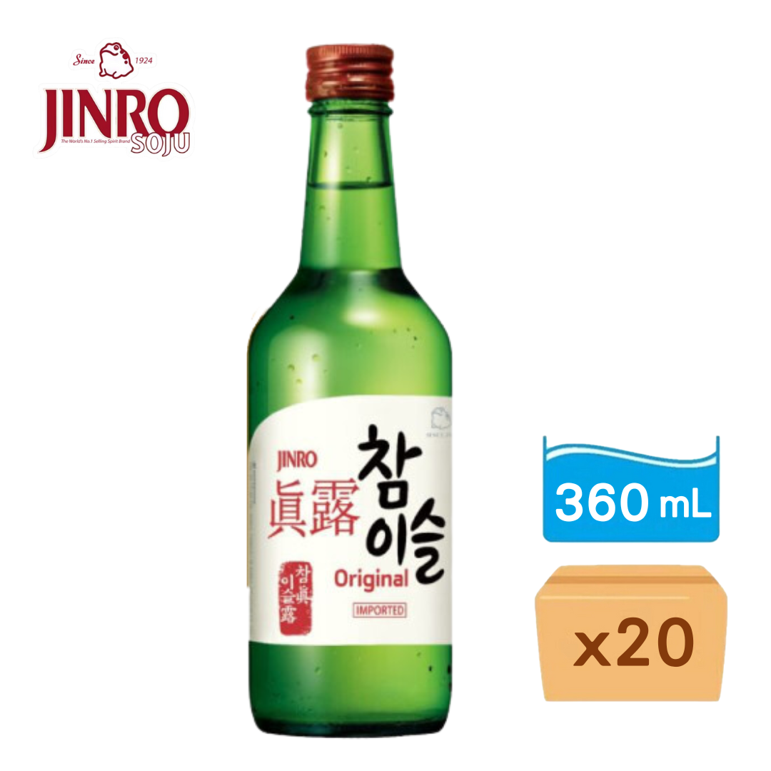 韓國真露燒酒-原味 360ml x 20支