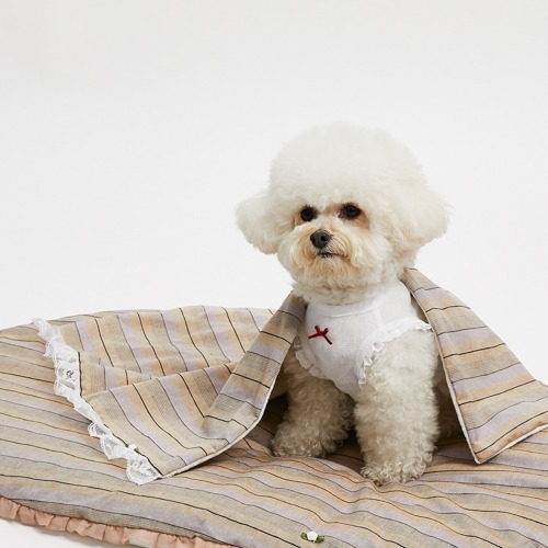 Louisdog 玫瑰沙灘浴巾