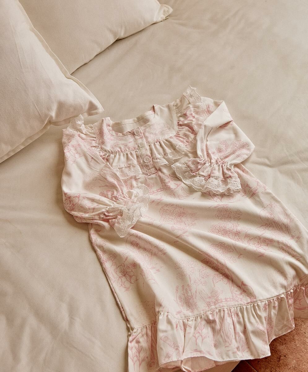 TOILE DE JOUY法式圖紋系列-睡衣連衣裙