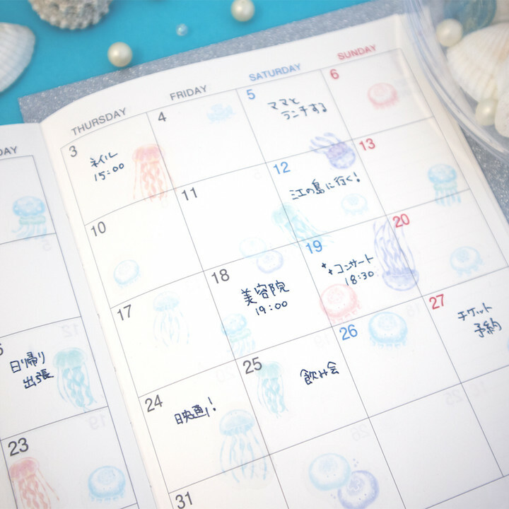 海豹 萌動物系列 透明PET貼紙｜日本WORLD CRAFT