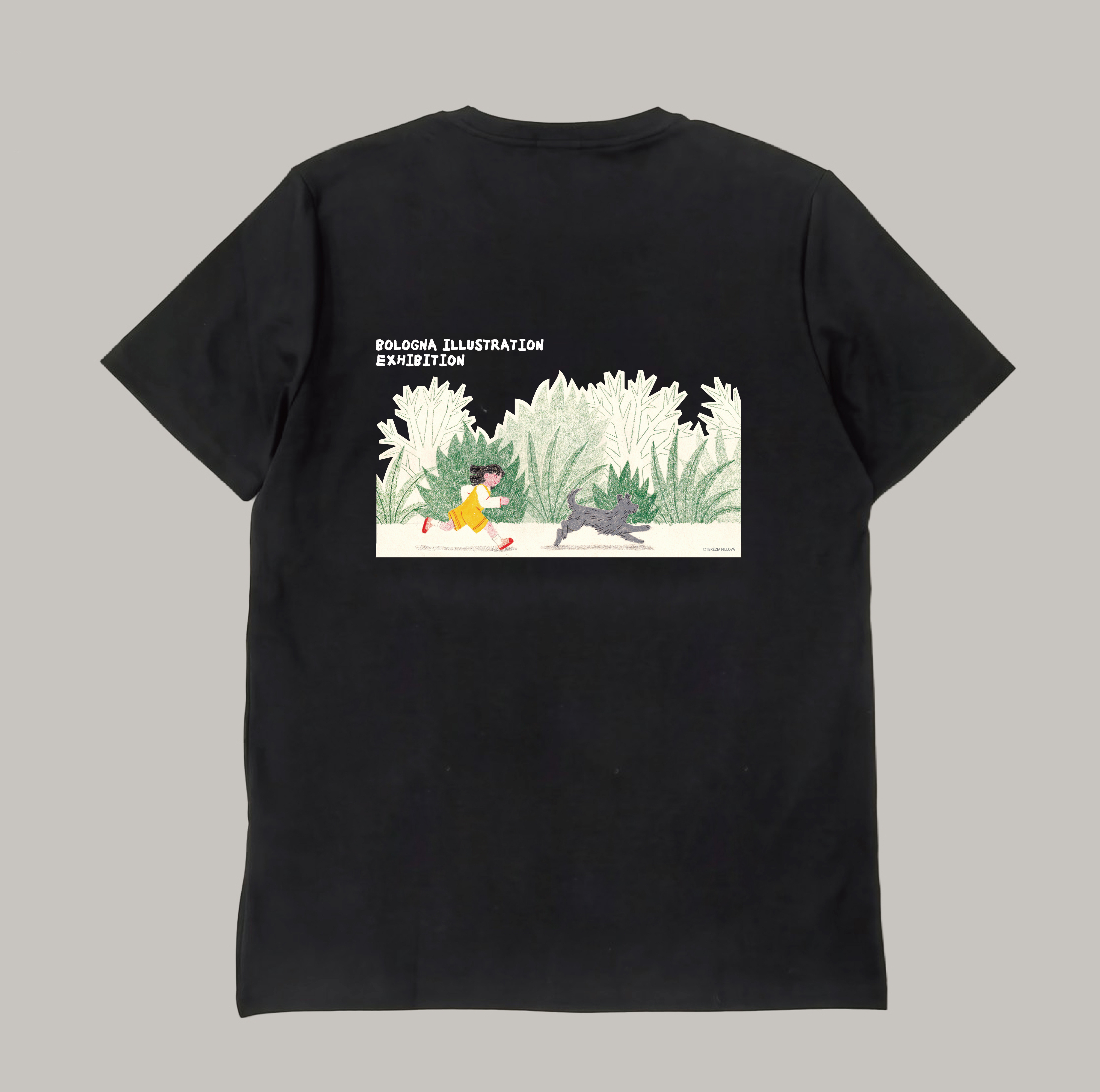 波隆那T恤｜《貝諾(雪納瑞)》黑