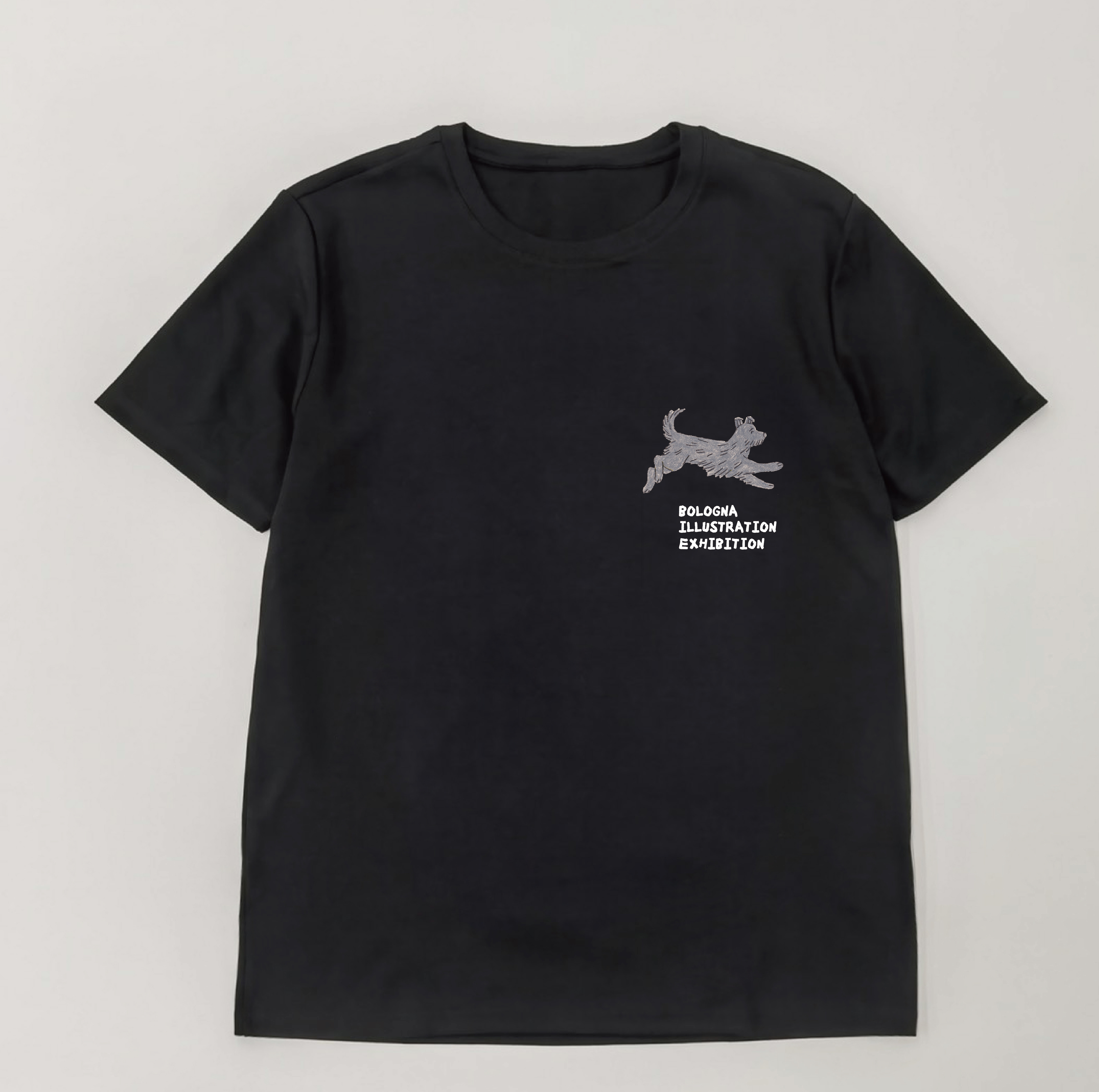 波隆那T恤｜《貝諾(雪納瑞)》黑