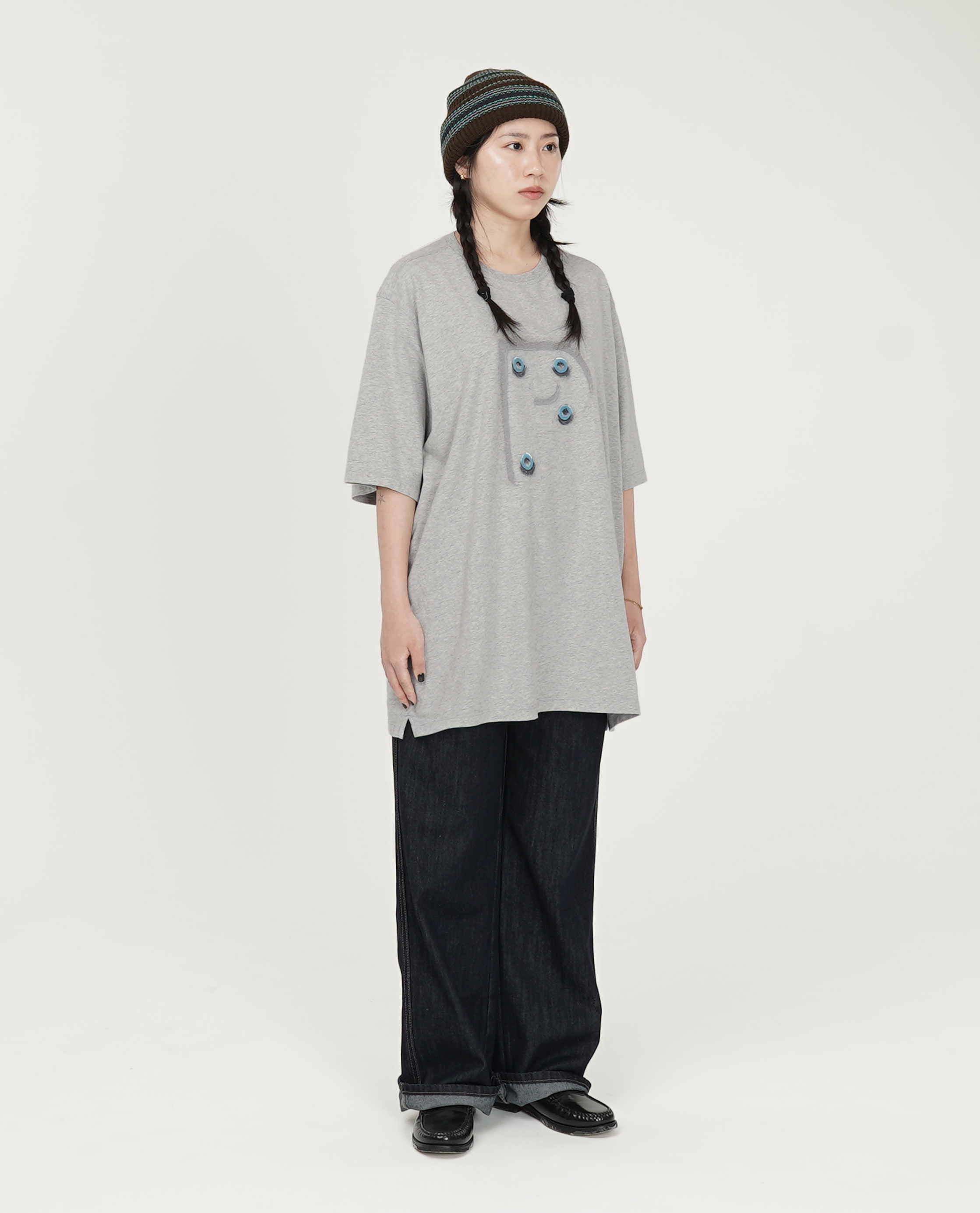 POP TRADING COMPANY Pop Mees Letters Logo T-Shirt - 24SS