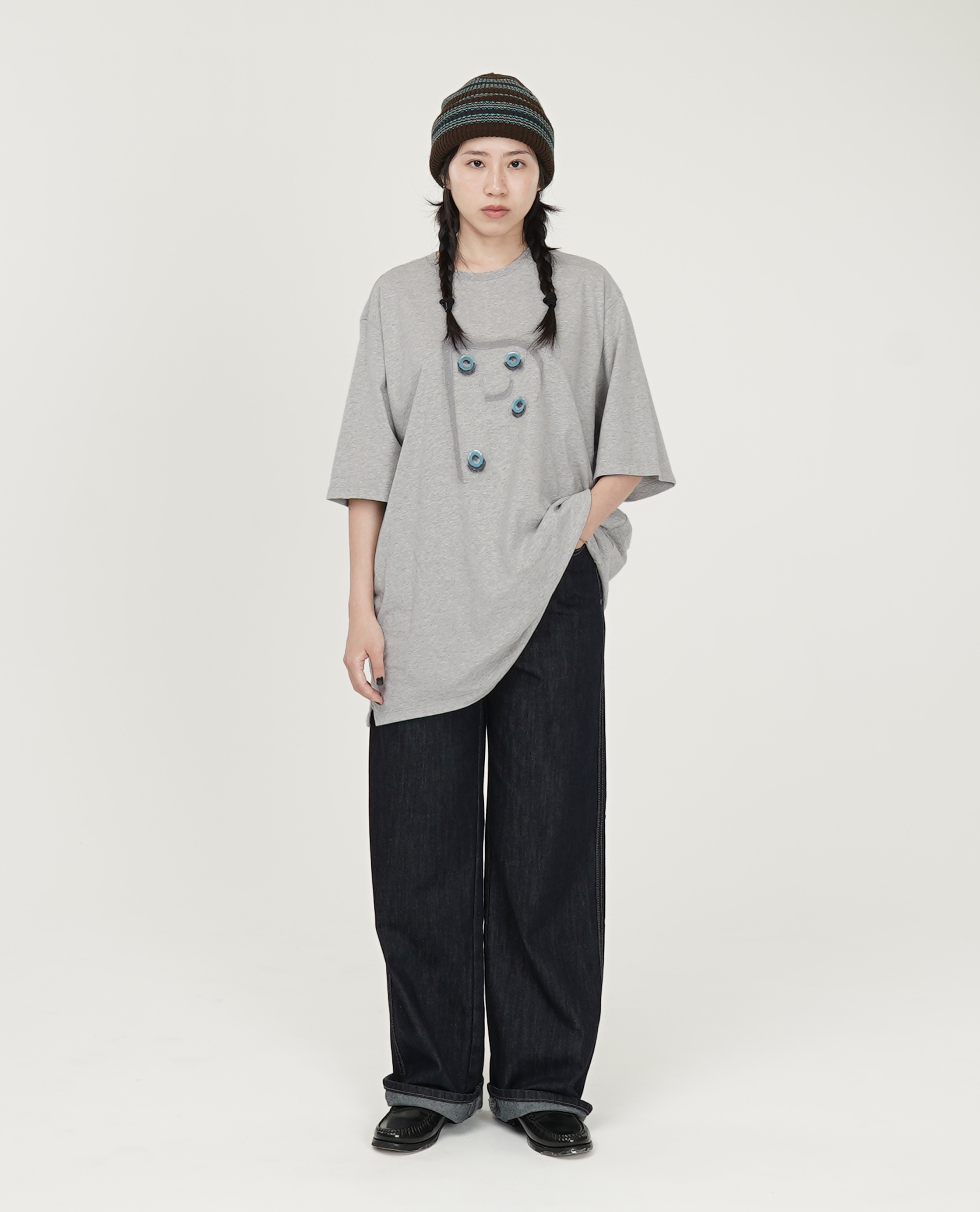 POP TRADING COMPANY Pop Mees Letters Logo T-Shirt - 24SS