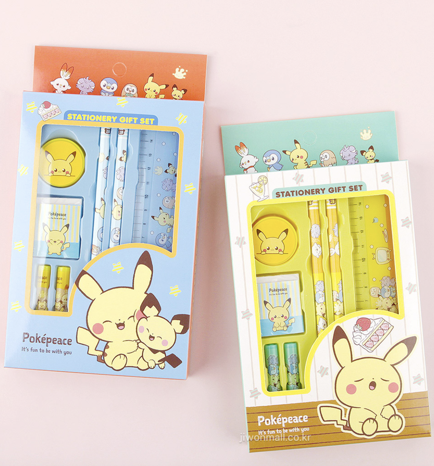 Pokepeace 比卡超7件文具禮盒套裝 款式隨機發放