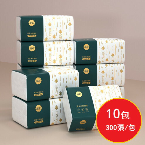 Log facial tissue extractable paper towel [(10 packs/lift) Specification 1: 300 sheets*175mm*120mm] 
