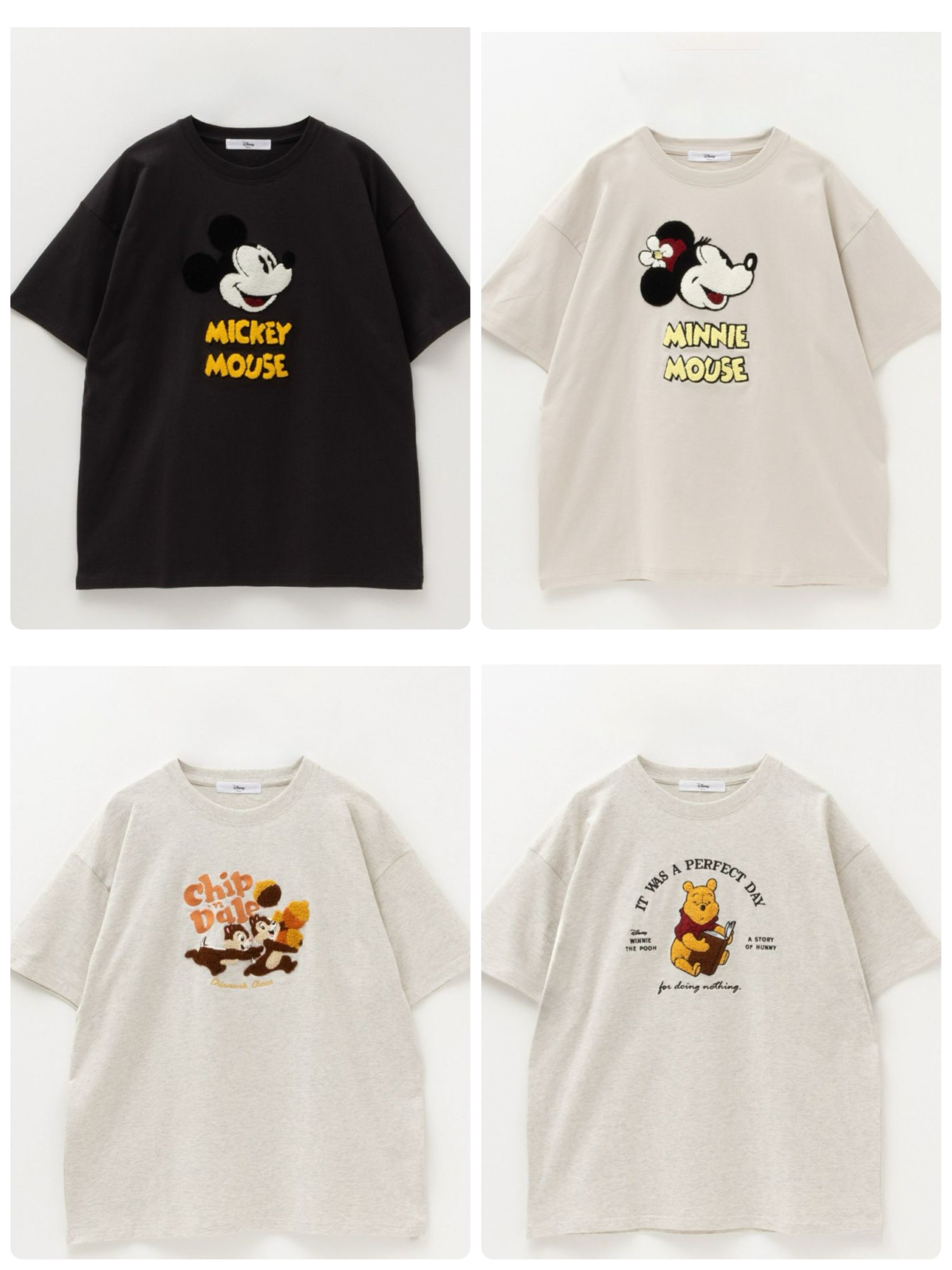 預訂 MAC-HOUSE Disney / サガラ刺繍Tシャツ