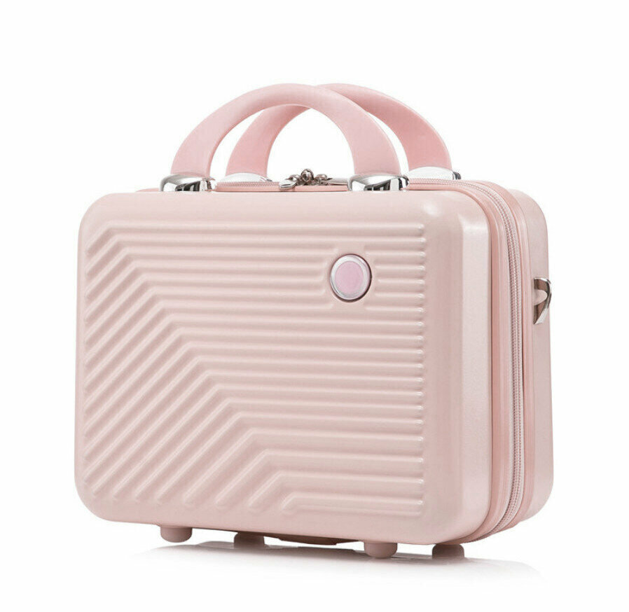 【Special Item】Travel Storage Cosmetic Case (Light Pink) (14 inches 28*14*21cm)