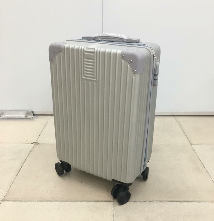 （限時特價）激抵行李箱旅行箱20吋(氣質銀【復古拉鏈常規款】 無側提)