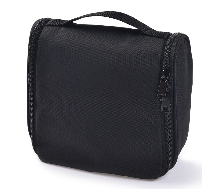 Lightweight travel hook bag - black