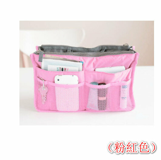 (Pink) 28*10*17cm portable travel organizer cosmetic bag 