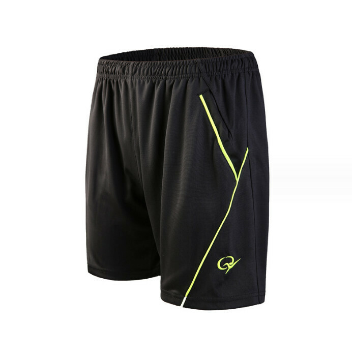 Casual Shorts - Black & Neon Green (3XL)