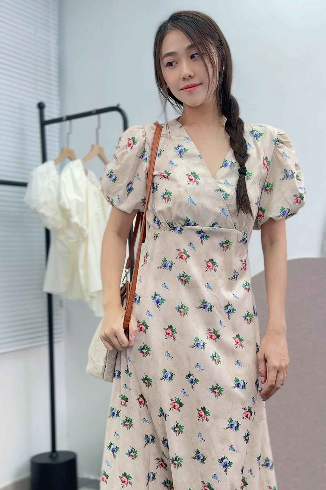 OP#6061 🤍寧靜系碎花裙