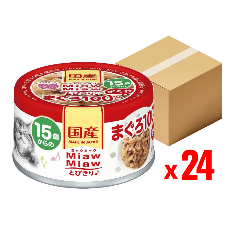 AIXIA 樂妙喵 吞拿魚雞肉 老貓 60g (AXA-2624-24)