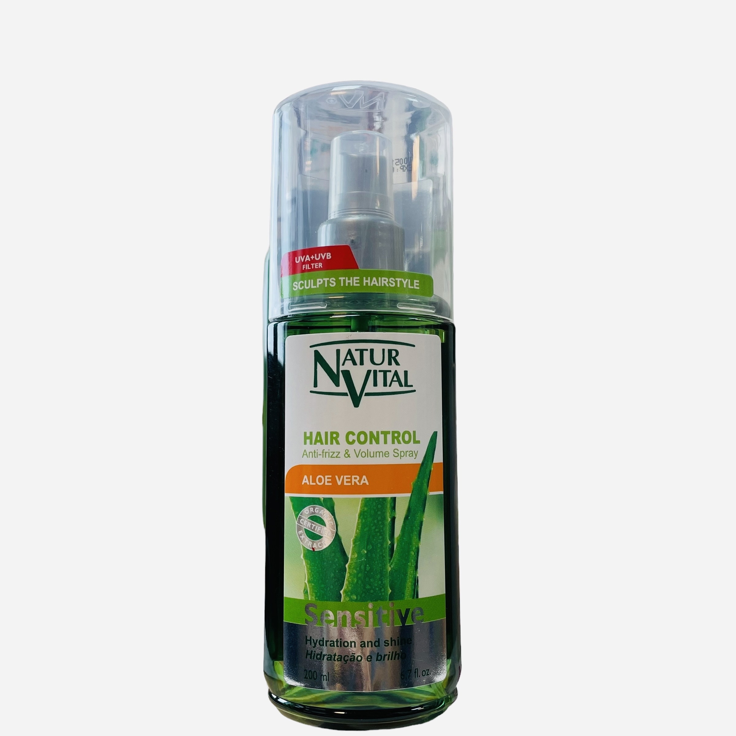 西班牙NATURVITAL防敏護髮噴霧 （有機蘆薈精華）200ML