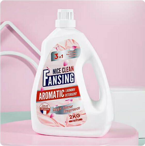 【2L*1 bottle】Blue Bleaching Laundry Detergent Color Protection Stain Removal Laundry Detergent