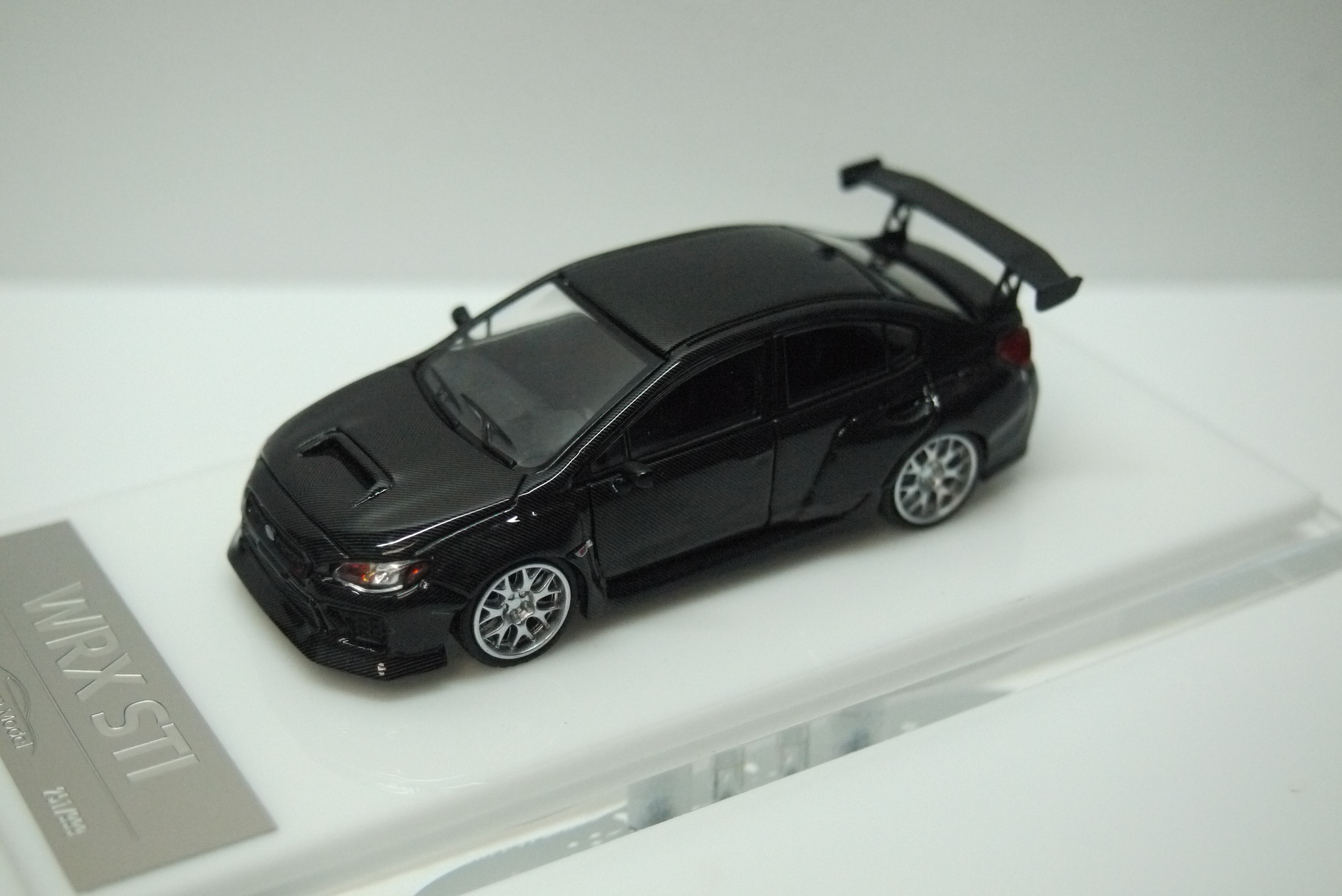 Aurora Model 1:64 Subaru WRX STI Carbon Black