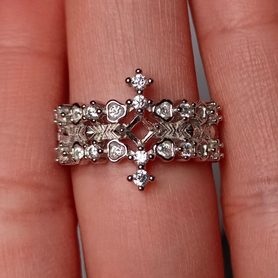 女戒方型3*3mm空托