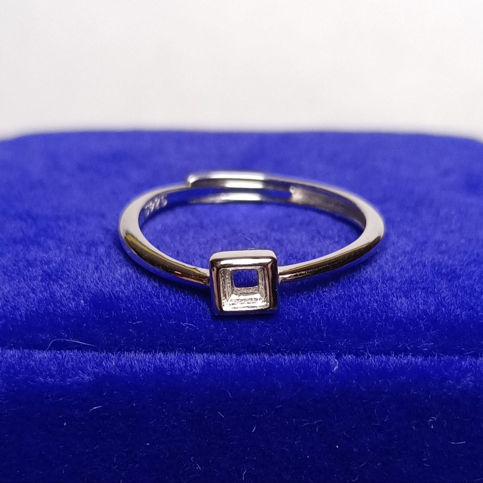 女戒方型3*3mm空托