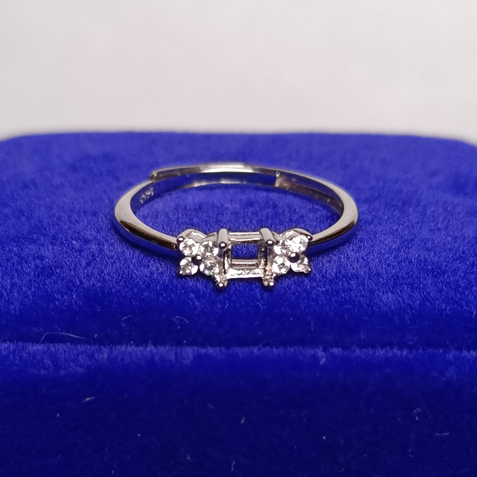 女戒方型3*3mm空托