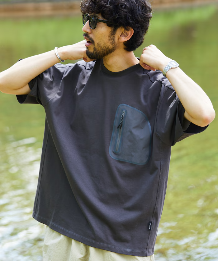 PhitenTシャツ Phiten ファイテン Tシャツ NEW RAKUシャツ 半袖 ロゴ入