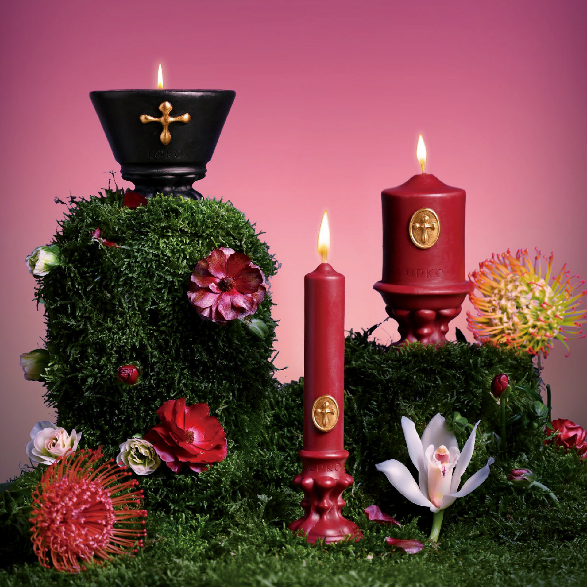 義大利 UPKO 戲夢花園低溫滴蠟蠟燭