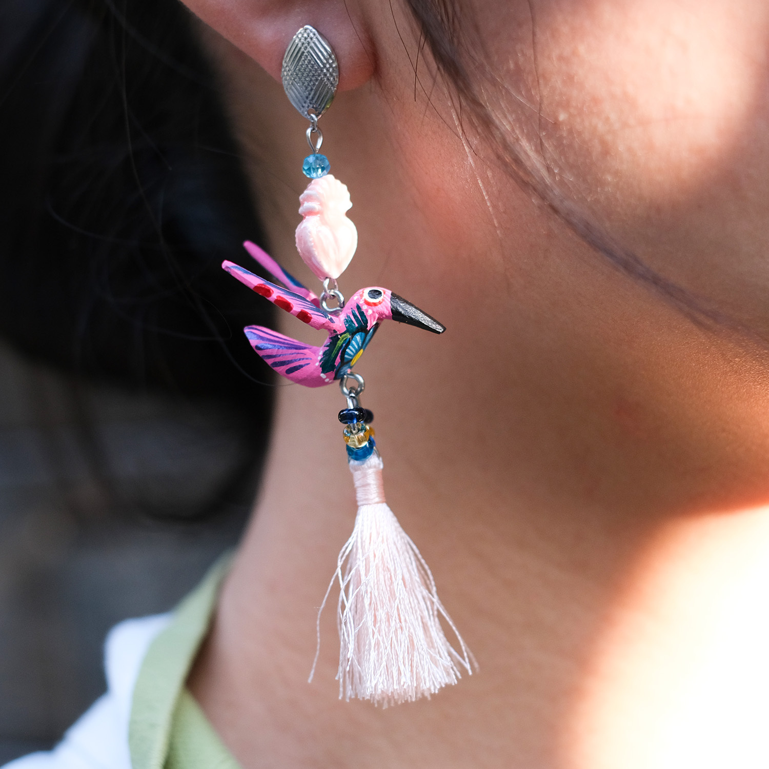 神獸手工木刻耳環｜Colima 27｜墨西哥