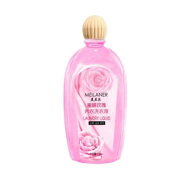 【500ml】*1 bottle Laundry detergent for underwear and underwear (peach rose)