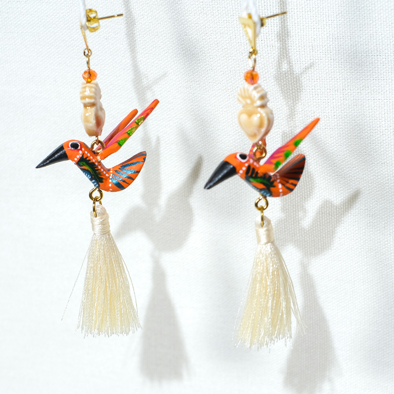 神獸手工木刻耳環｜Potosí 29｜墨西哥