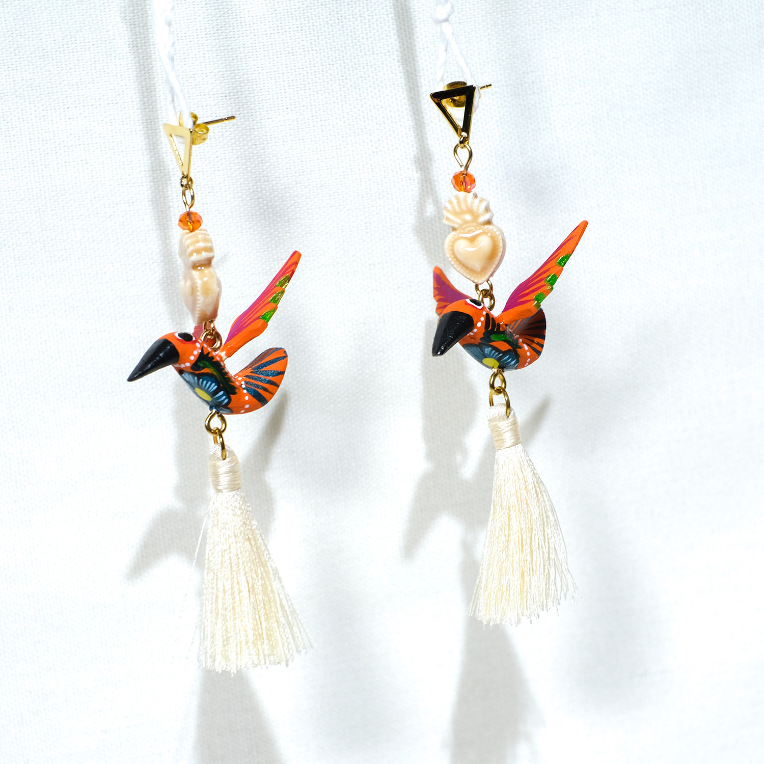 神獸手工木刻耳環｜Potosí 29｜墨西哥